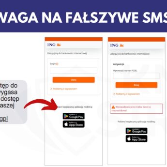 Fałszywe SMS-y, oszuści podszywają się pod znany bank! Fałszywe SMS-y, oszuści podszywają się pod znany bank!