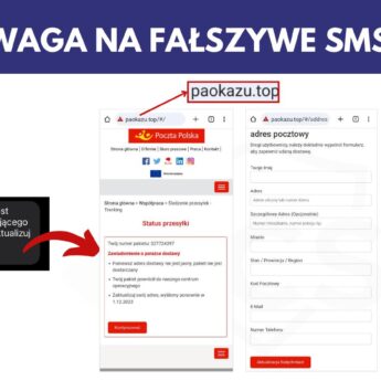 KNF ostrzega przed fałszywymi wiadomościami od Poczty Polskiej
