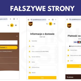 Zachowajcie ostrożność! Cyberprzestępcy podszywają się pod znane firmy kurierskie