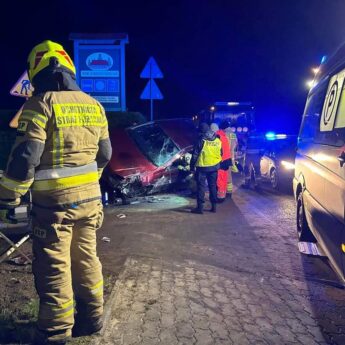 Wypadł z drogi i dachował. Obywatel Ukrainy był pijany