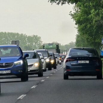 W skodzie odpadło koło. Trasa w stronę Szczecina zakorkowna