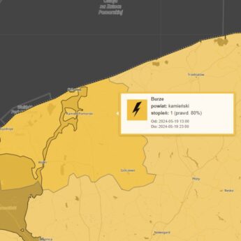Ostrzeżenie IMGW przed burzami i gradem!