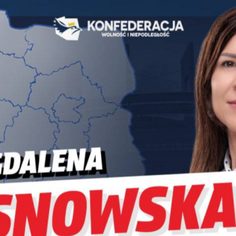 Liderka Konfederacji zaprasza na spotkanie wyborcze w Wolinie