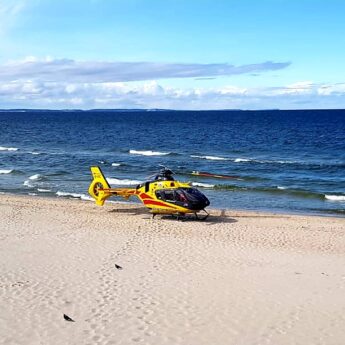 Tragedia na plaży w Międzyzdrojach. Trwa reanimacja mężczyzny