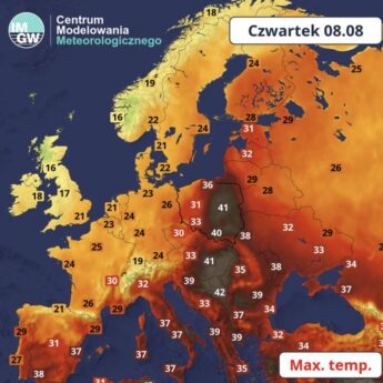 Afrykańskie upały nadciągają nad Polskę