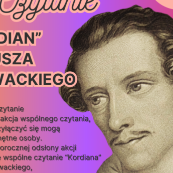 Zaproszenie na Narodowe Czytanie „Kordiana” Juliusza Słowackiego w Dziwnowie