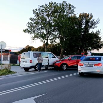 Zderzenie dwóch aut nieopodal Kamienia Pomorskiego