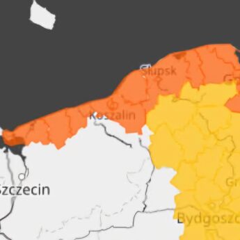 Jest ostrzeżenie przed silnym wiatrem