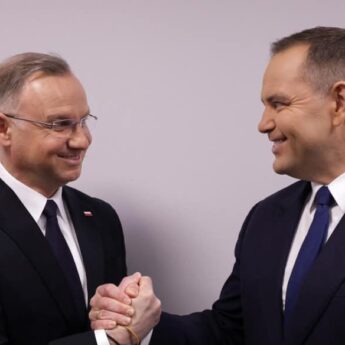 Karol Nawrocki z wsparciem Prezydenta Andrzeja Dudy Karol Nawrocki z wsparciem Prezydenta Andrzeja Dudy
