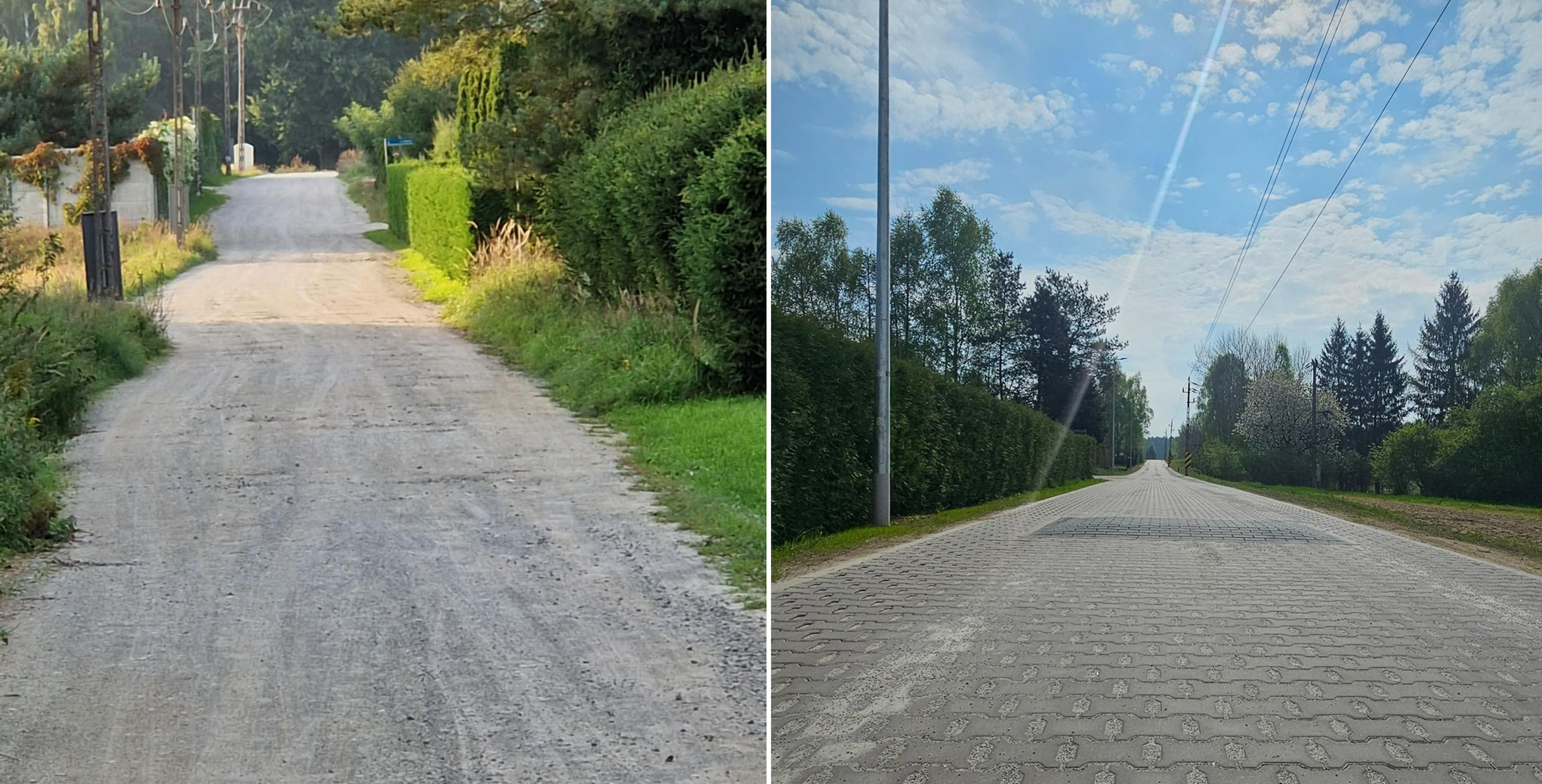 Przebudowa dróg w Samlinie i na ul. Spacerowej w Golczewie zakończona