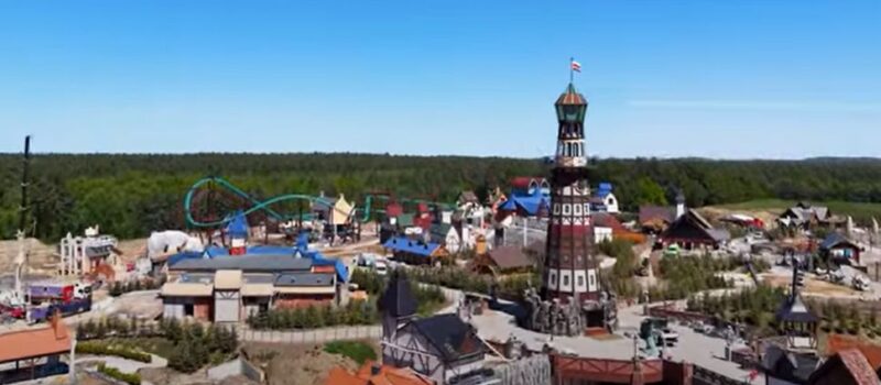 Tak wygląda budowa nowego parku rozrywki Hossoland [FILM]
