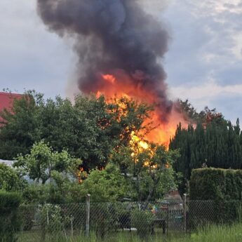 Tragiczny pożar altany w Kamieniu Pomorskim. Nie żyje mężczyzna Tragiczny pożar altany w Kamieniu Pomorskim. Nie żyje mężczyzna