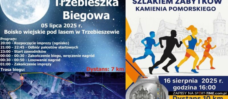 Nocna Trzebieszka i Bieg Szlakiem Zabytków – dwa wyjątkowe wydarzenia biegowe w regionie!