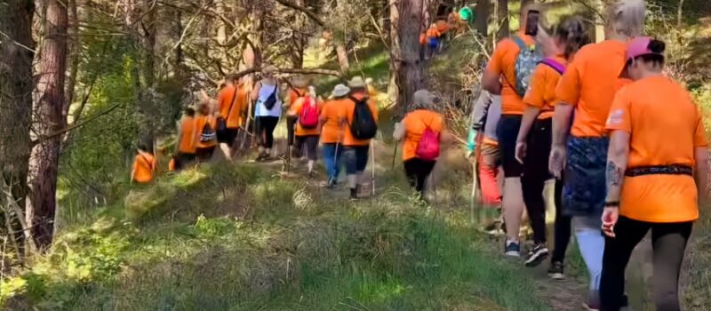 Majowy Marsz po Zdrowie za nami! Mieszkańcy wspólnie maszerowali przez Woliński Park Narodowy