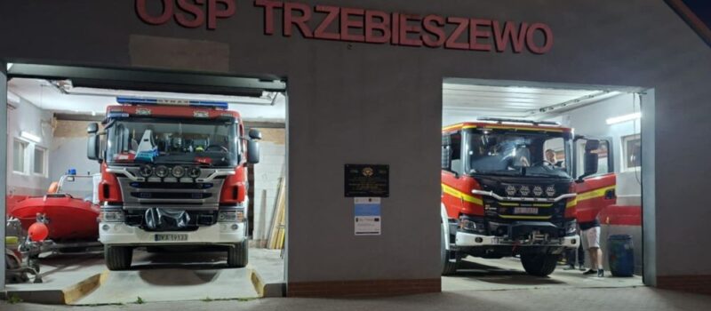 Nowy wóz bojowy w OSP Trzebieszewo! Strażacy ochotnicy zyskali nowoczesne wsparcie