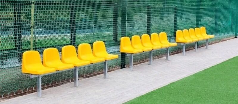 Nowe trybuny na stadionie w Gostyniu