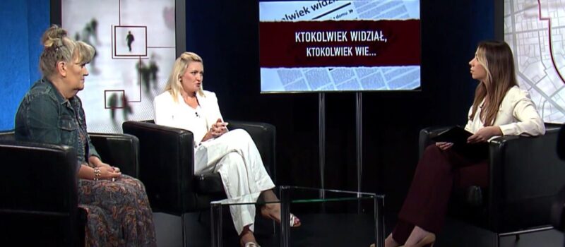 "Ktokolwiek widział, ktokolwiek wie...". W TVP o temacie zaginięcia Justyny Kanickiej [FILM]
