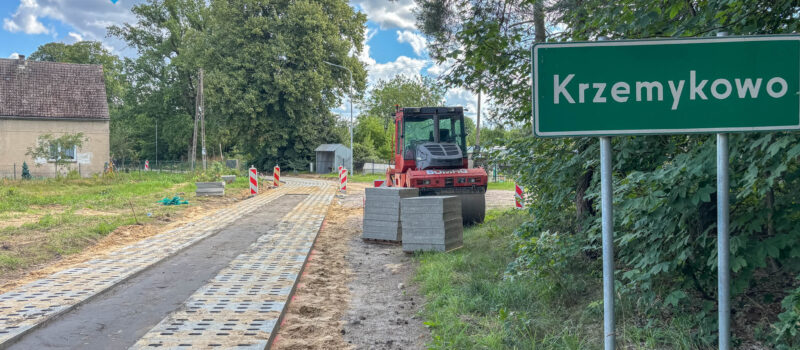 Zaglądamy na plac budowy drogi do Krzemykowa [FILM]