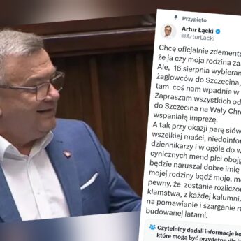 Poseł Łącki zabrał głos: "Parę słów do hejterów, niedoinformowanych dziennikarzy i wszystkich cynicznych mend" Poseł Łącki zabrał głos: "Parę słów do hejterów, niedoinformowanych dziennikarzy i wszystkich cynicznych mend"