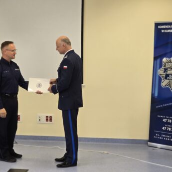 Rafał Bardyn nowym zastępcą Komendanta Powiatowego Policji w Kamieniu Pomorskim