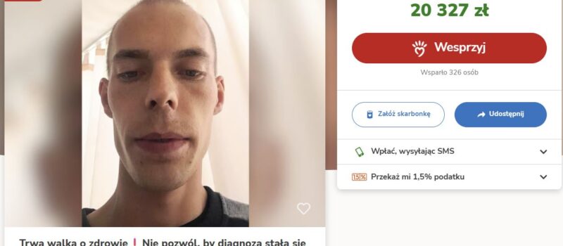 Pomóżmy Łukaszowi z Ładzina w dalszej walce o zdrowie
