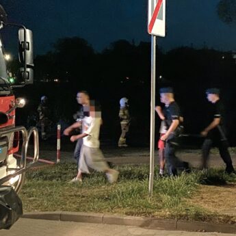 Pożar trzcin w Dziwnowie. Policja zatrzymała nieletnich