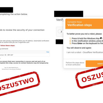 Nie daj się zainfekować! „Udowodnij, że nie jesteś robotem” Nie daj się zainfekować! „Udowodnij, że nie jesteś robotem”