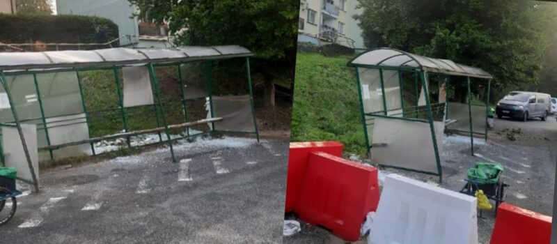 Burmistrz Golczewa apeluje do mieszkańców: "Pomóżcie wskazać sprawców zniszczenia przystanku!"