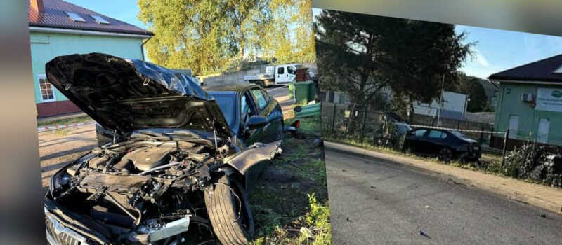 Poranny rajd w Międzyzdrojach zakończony na posesji ZOŚ! Nietrzeźwy kierowca BMW zatrzymany