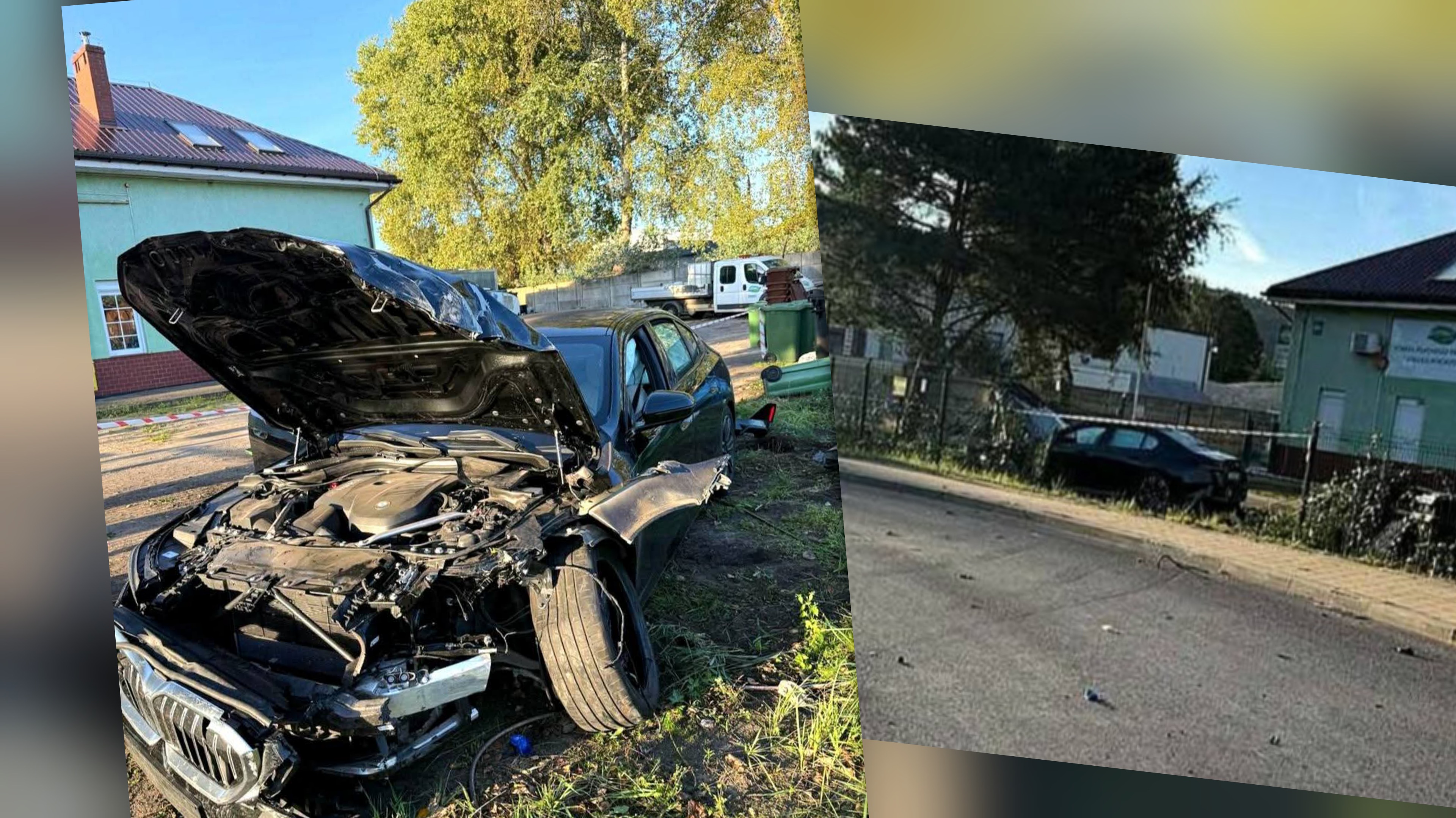 Poranny rajd w Międzyzdrojach zakończony na posesji ZOŚ! Nietrzeźwy kierowca BMW zatrzymany