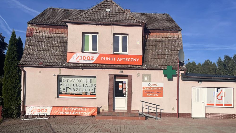 Wysoka Kamieńska zyska punkt apteczny DOZ – otwarcie już 29 września