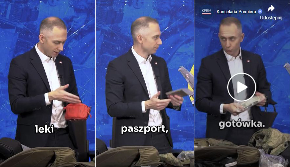 „Obowiązkowo spakuj to do plecaka ewakuacyjnego!” [FILM]