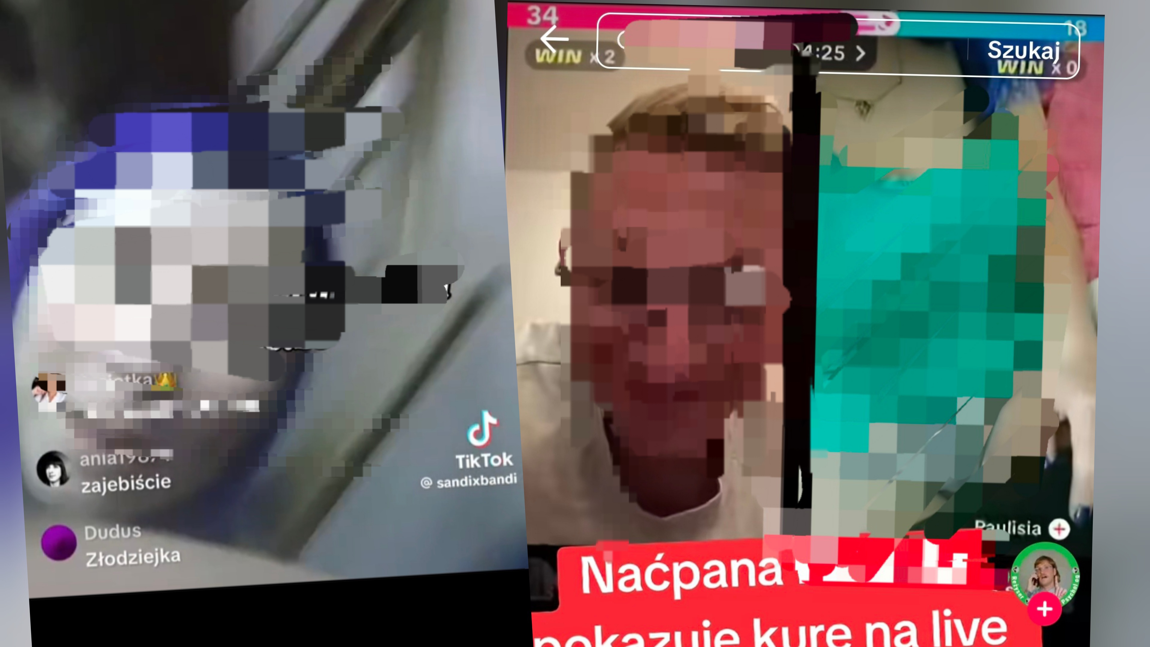 Patostreamy z Kamienia Pomorskiego. Młoda kobieta znów w centrum interwencji służb [FILM]