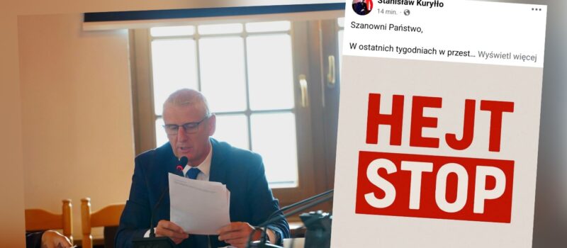 Burmistrz Kamienia Pomorskiego apeluje o opamiętanie: „Hejt nie może być sposobem na życie publiczne” Burmistrz Kamienia Pomorskiego apeluje o opamiętanie: „Hejt nie może być sposobem na życie publiczne”