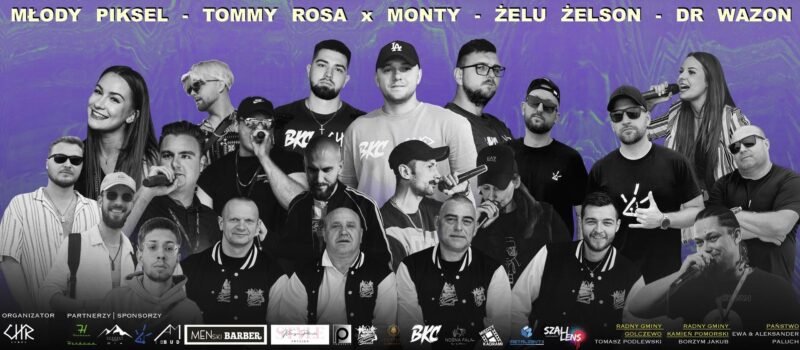 Golczewo znów zabrzmi hip-hopem! CHR „Rap Region Event Vol. 5” w Herbowej!