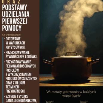 Kuchnia Awaryjna oraz Pierwsza Pomocy w Wolińskim Dworku