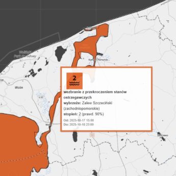 Silny wiatr podnosi poziom wody. Ostrzeżenie IMGW dla Kamienia Pomorskiego, Wolina i Dziwnowa Silny wiatr podnosi poziom wody. Ostrzeżenie IMGW dla Kamienia Pomorskiego, Wolina i Dziwnowa