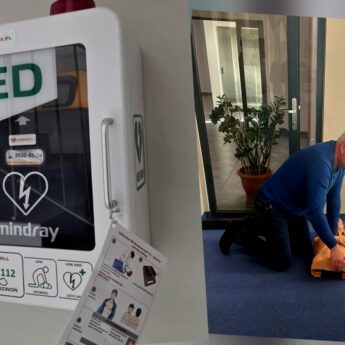 Nowoczesny defibrylator i przeszkolona kadra w PGK Kamień Pomorski