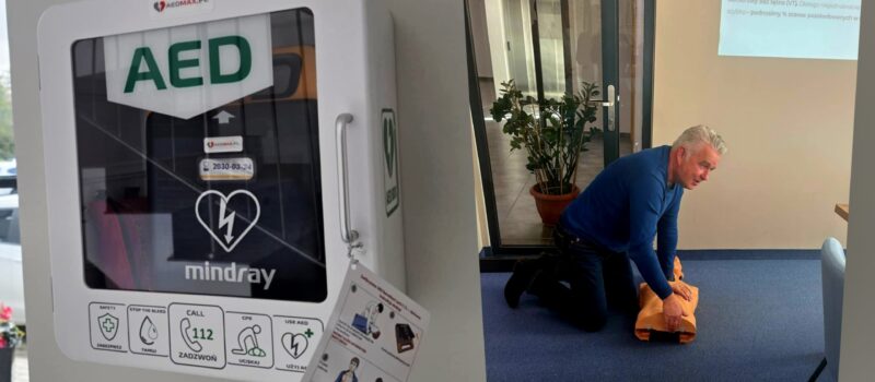 Nowoczesny defibrylator i przeszkolona kadra w PGK Kamień Pomorski Nowoczesny defibrylator i przeszkolona kadra w PGK Kamień Pomorski