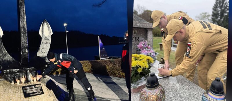 Strażacy i ratownicy oddali hołd swoim zmarłym kolegom