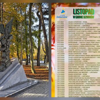 Listopad pełen wydarzeń w gminie Dziwnów. Sport, kultura i wspólne świętowanie