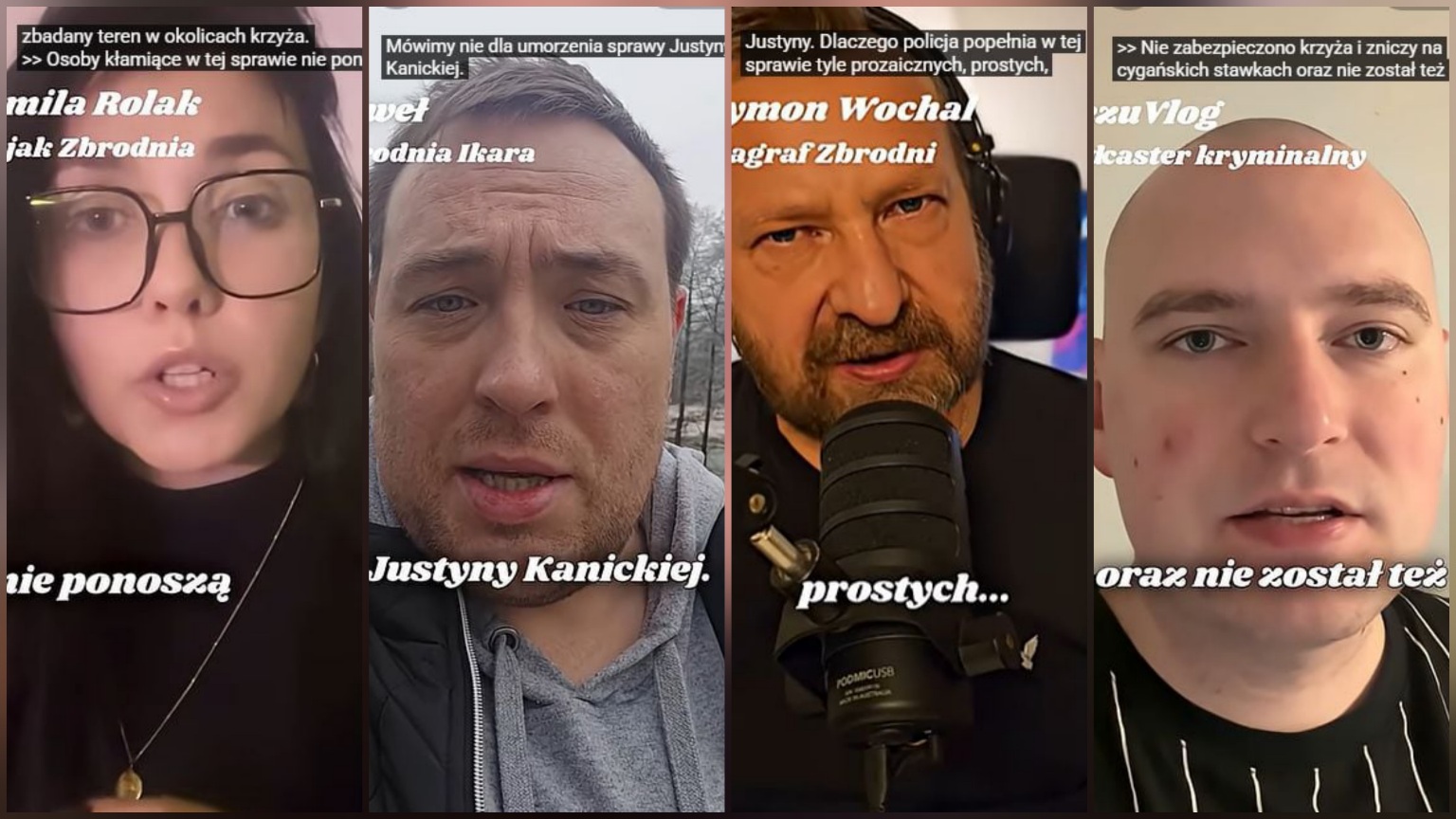 Mówią stanowcze „Nie” wobec umorzenia śledztwa Justyny Kanickiej!