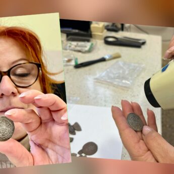 Srebrne dirhamy z wczesnego średniowiecza trafiły do konserwacji. "To świadectwo dalekosiężnych kontaktów handlowych Pomorza"