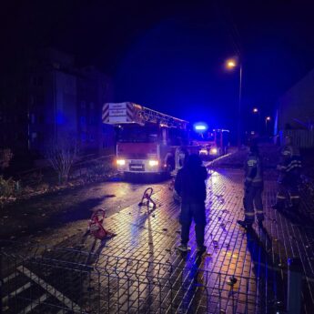 Szybka reakcja służb zapobiegła tragedii. Interwencja strażaków i policji w Kołczewie