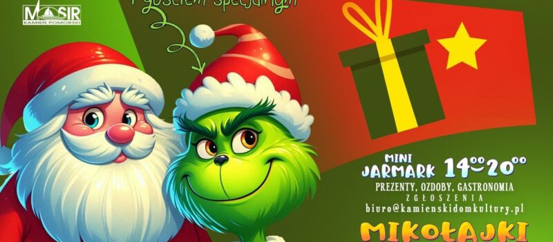 Mikołajki Miejskie i miniJarmark już 6 grudnia w Kamieniu Pomorskim!