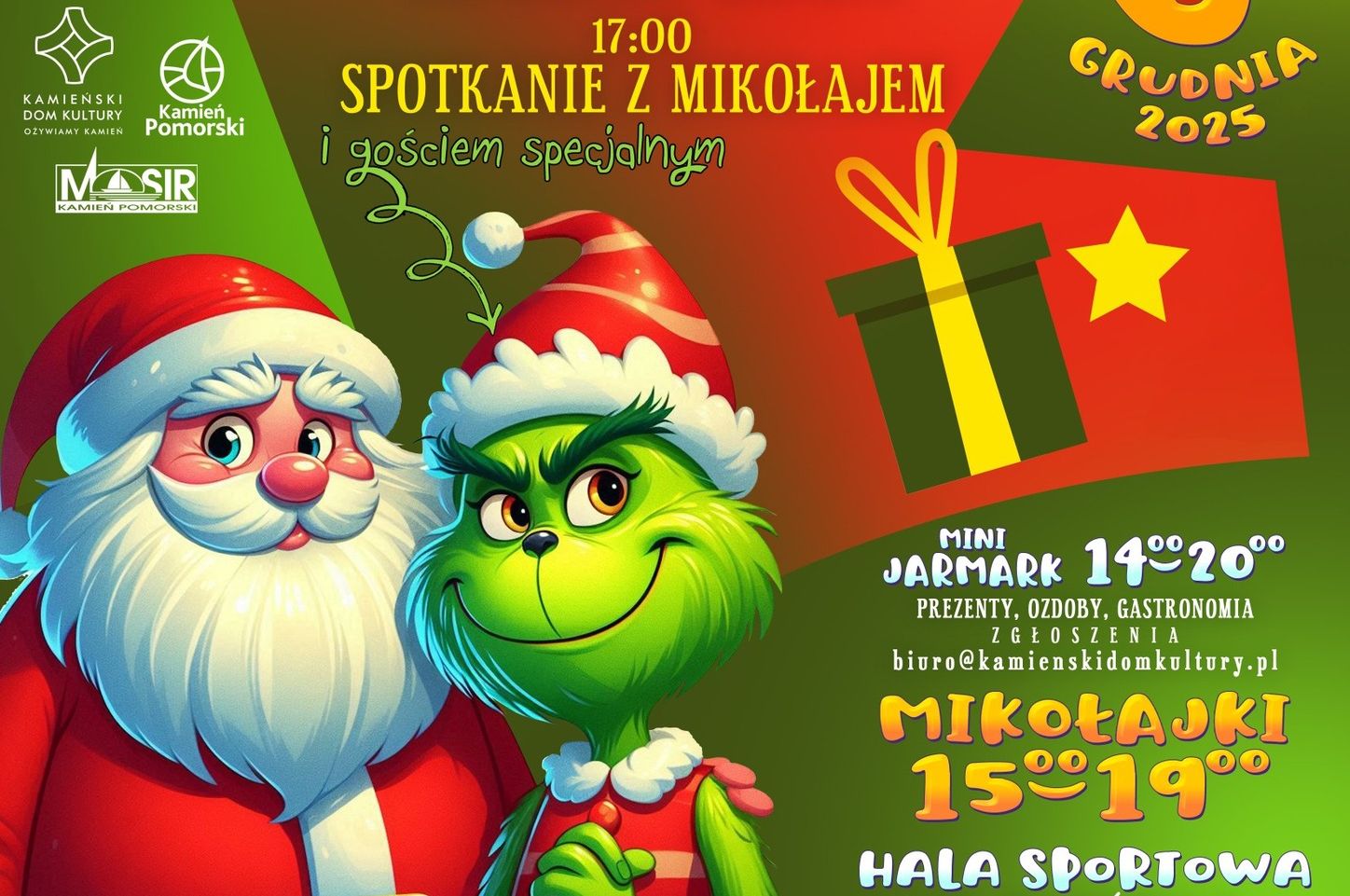 Mikołajki Miejskie i miniJarmark już 6 grudnia w Kamieniu Pomorskim!