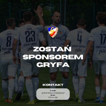 Zostań sponsorem Gryfa Kamień Pomorski. Klub prezentuje nowe pakiety partnerskie