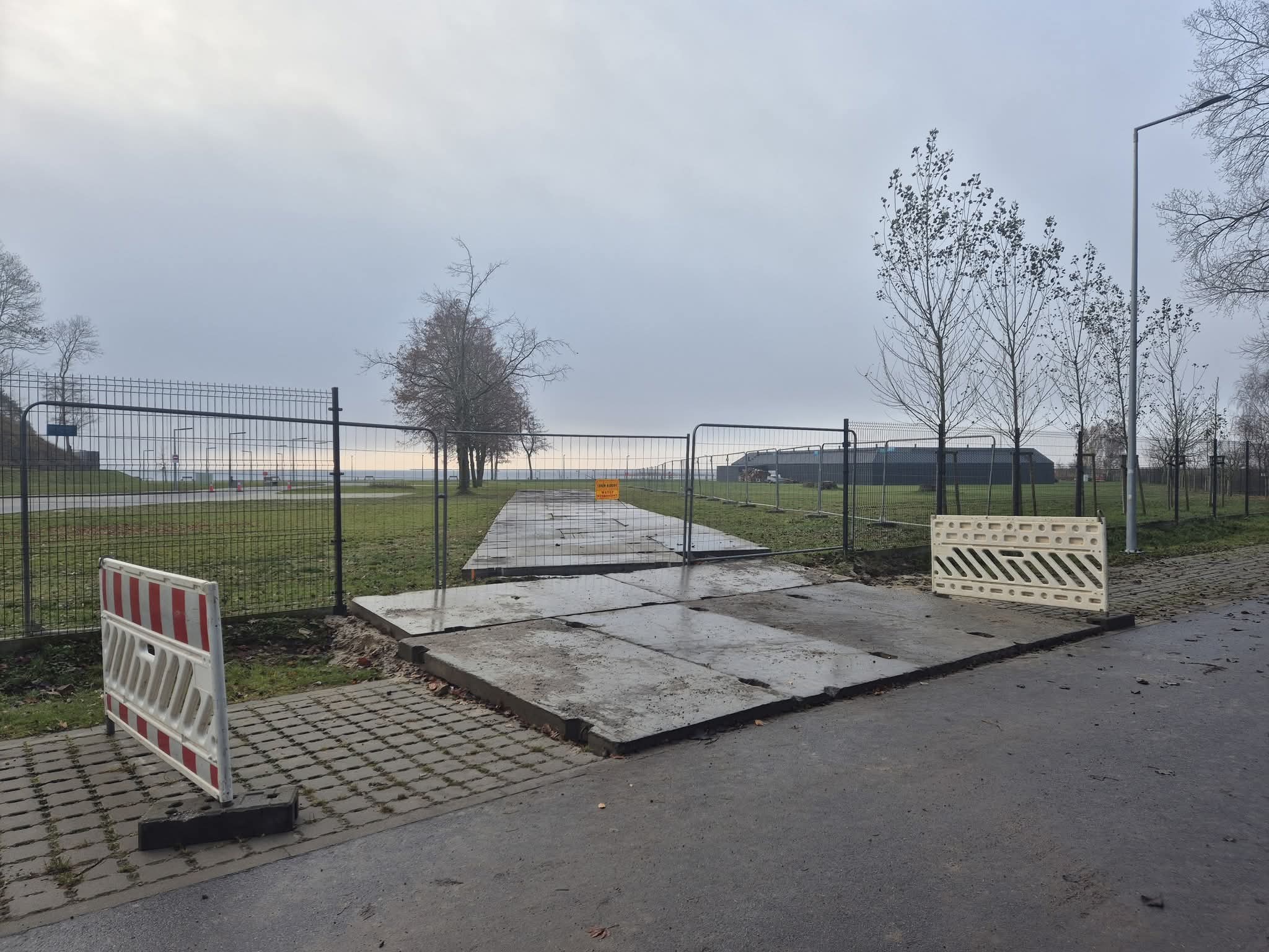 Ruszyły przygotowania pod budowę nowej infrastruktury w Wolinie. Plac budowy został zabezpieczony