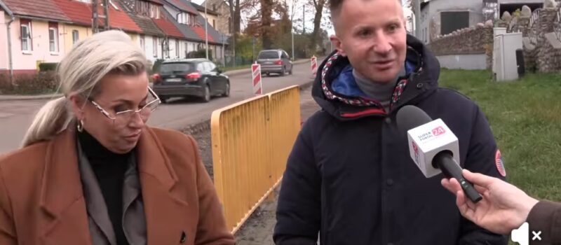 Stuchowo z nową drogą i infrastrukturą -  trwa przebudowa drogi wojewódzkiej nr 105