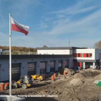 Nowa Jednostka Ratowniczo-Gaśnicza w Międzyzdrojach prawie gotowa [FILM]